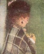 Pierre-Auguste Renoir Dame mit Schleier oil painting on canvas